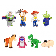 Disney Toy Story Building Blocks Action Figures Sets of 8