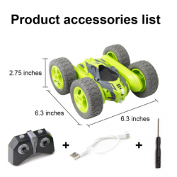 Remote Control Stunt Car 2.4G 4CH Drift Deformation Buggy Roll Car