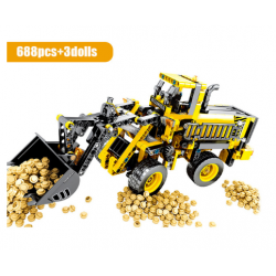 City Engineering Mechanical Passwrod Building Blocks Bricks Construction Toys