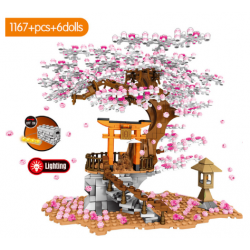 Sakura Cherry Blossom Building Blocks Toys