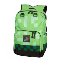 Minecraft Miner Kids School Backpack - Green