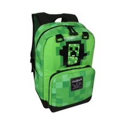 Minecraft Creepy Creeper Single Backpack - Green