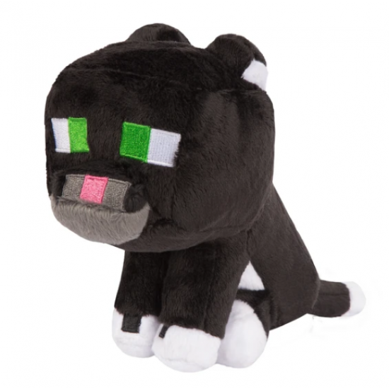 Minecraft 8" Tuxedo Cat Plush