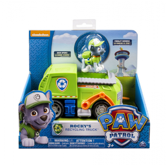 Paw Patrol Rocky's Recycling Truck Action Figure Toy Paw Patrol Rocky's Recycling Truck Action Figure Toy