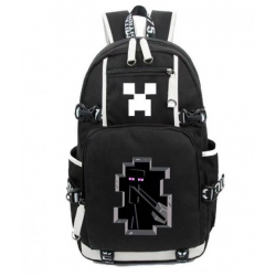Minecraft Enderman Rucksack Backpack Schoolbag - Black
