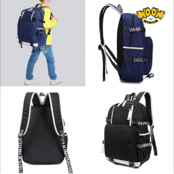 Minecraft Creeper Rucksack Backpack Schoolbag - Blue