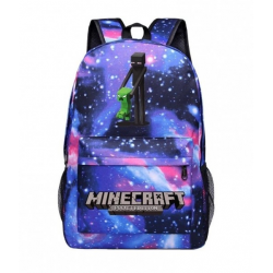 Minecraft Enderman Creeper Rucksack Backpack Schoolbag - Galaxy