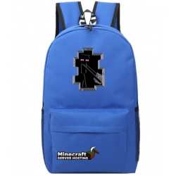 Minecraft Enderman Rucksack Backpack Schoolbag - Blue