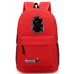 Minecraft Enderman Rucksack Backpack Schoolbag - Red