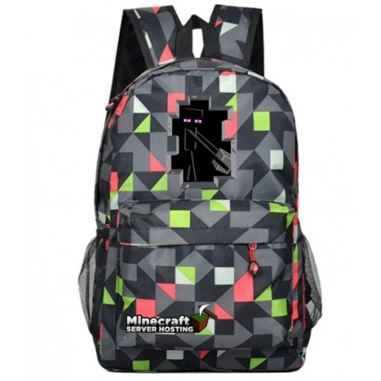 Minecraft Enderman Rucksack Backpack Schoolbag - Geometric Mix Minecraft Enderman Rucksack Backpack Schoolbag - Geometric Mix