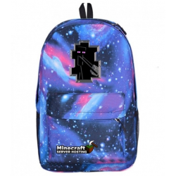 Minecraft Enderman Rucksack Backpack Schoolbag - Galaxy