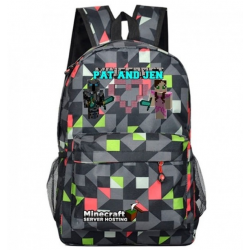 Minecraft Pat and Jen Rucksack Backpack Schoolbag - Geometric Mix