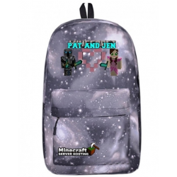 Minecraft Pat and Jen Rucksack Backpack Schoolbag - Galaxy