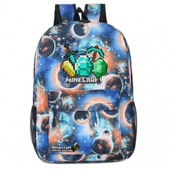 Minecraft Diamonds Logo Rucksack Backpack Schoolbag - Galaxy Minecraft Diamonds Logo Rucksack Backpack Schoolbag - Galaxy