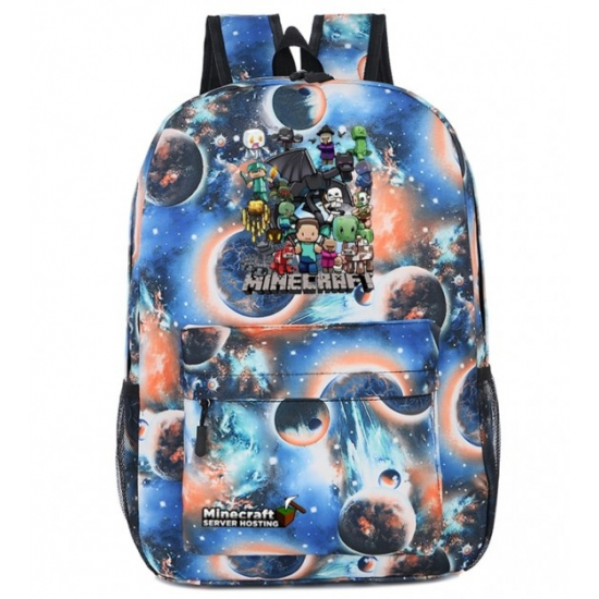 Minecraft All Charaters Rucksack Backpack Schoolbag - Galaxy Minecraft All Charaters Rucksack Backpack Schoolbag - Galaxy