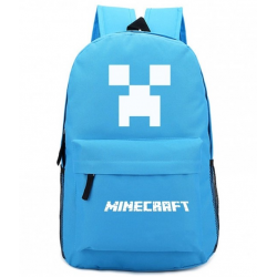 Minecraft Glow in the Dark Rucksack Backpack Schoolbag - Blue