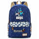 Minecraft Like A Boss Rucksack Backpack Schoolbag - Navy Blue Minecraft Like A Boss Rucksack Backpack Schoolbag - Navy Blue