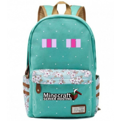 Minecraft Rucksack Backpack Schoolbag - Turquoise