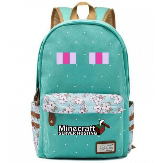 Minecraft Rucksack Backpack Schoolbag - Turquoise Minecraft Rucksack Backpack Schoolbag - Turquoise