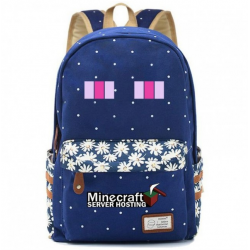 Minecraft Rucksack Backpack Schoolbag - Navy Blue