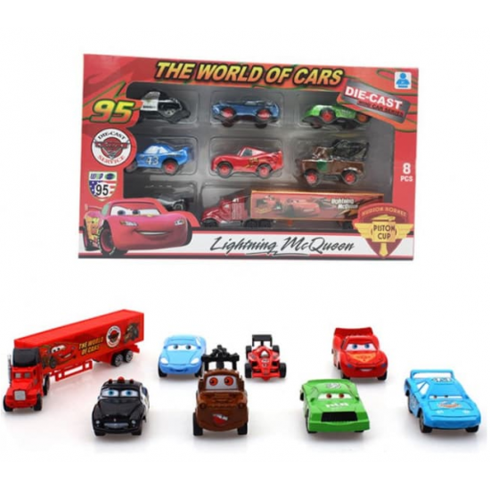 McQueen Cars Complete 8 pc Collection Set McQueen Cars Complete 8 pc Collection Set