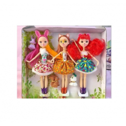 Enchantimals Natural Friends Collection Doll Set 3Pc