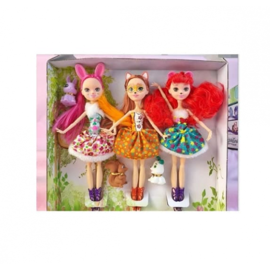 Enchantimals Natural Friends Collection Doll Set 3Pc Enchantimals Natural Friends Collection Doll Set 3Pc